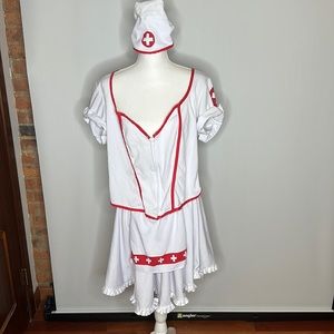 Nurse costume plus size California costumes size XXL Halloween cosplay